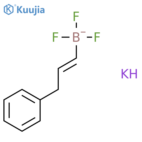 Potassium (E)-3-phenylpropenyl-1-trifluoroborate structure