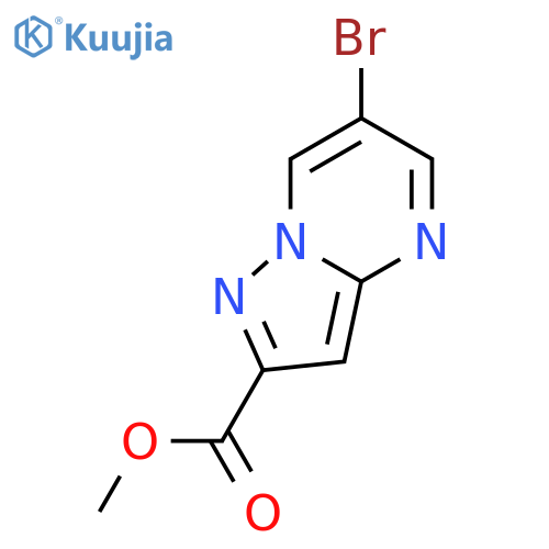 Methyl 6-bromopyrazolo[1,5-a]pyrimidine-2-carboxylate structure