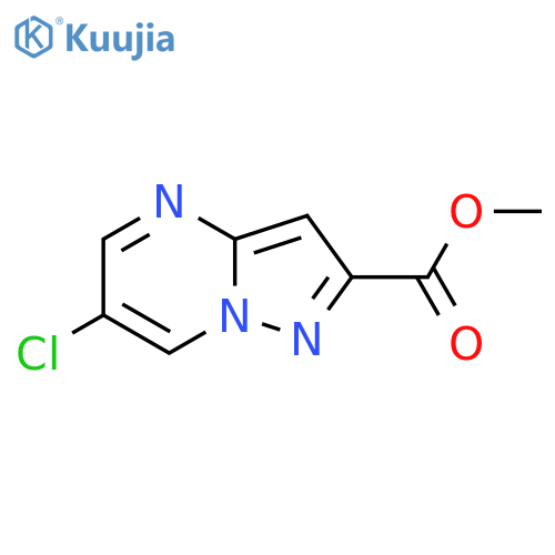 Methyl 6-chloropyrazolo[1,5-A]pyrimidine-2-carboxylate structure