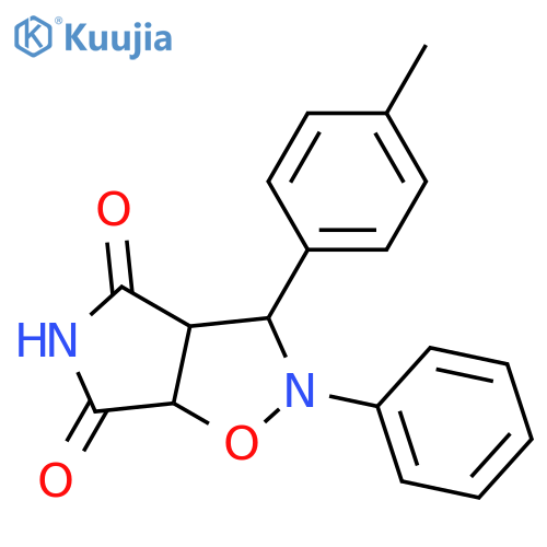 3-(4-methylphenyl)-2-phenyl-hexahydro-2H-pyrrolo[3,4-d][1,2]oxazole-4,6-dione structure