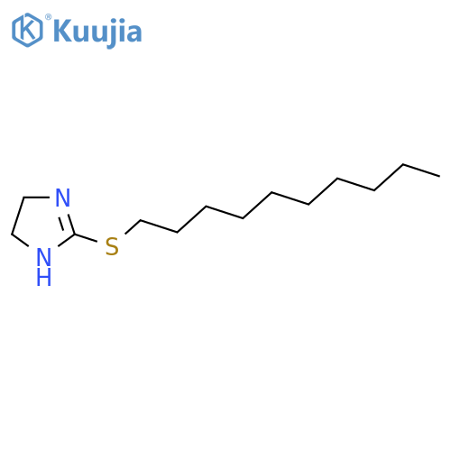 2-(Decylsulfanyl)-4,5-dihydro-1H-imidazole structure