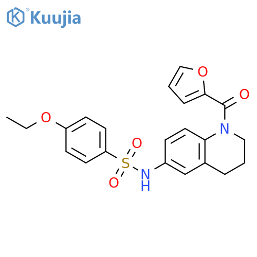 4-ethoxy-N-[1-(furan-2-carbonyl)-1,2,3,4-tetrahydroquinolin-6-yl]benzene-1-sulfonamide structure
