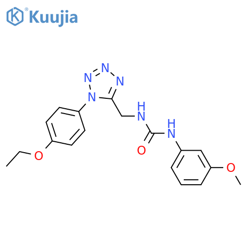3-{[1-(4-ethoxyphenyl)-1H-1,2,3,4-tetrazol-5-yl]methyl}-1-(3-methoxyphenyl)urea structure
