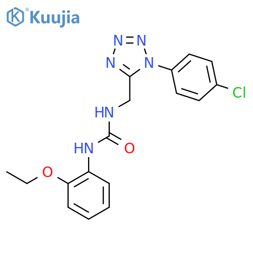 3-{[1-(4-chlorophenyl)-1H-1,2,3,4-tetrazol-5-yl]methyl}-1-(2-ethoxyphenyl)urea structure