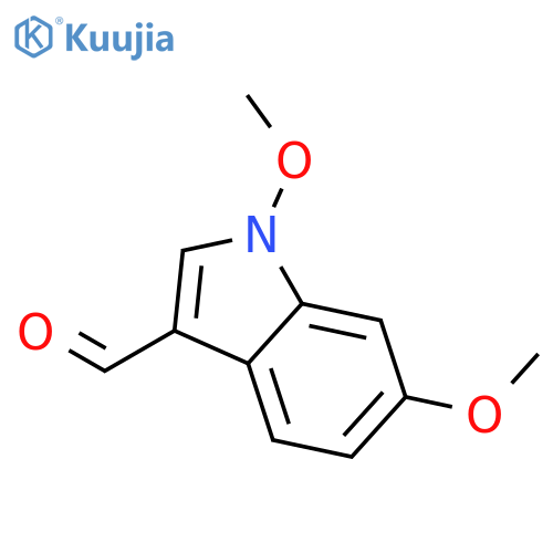 1,6-dimethoxy-1H-Indole-3-carboxaldehyde structure