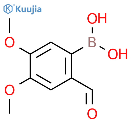 2-Formyl-4,5-dimethoxyphenylboronic Acid structure