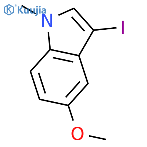 3-iodo-5-methoxy-1-methyl-1H-Indole structure