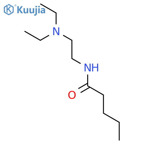 Pentanamide,N-[2-(diethylamino)ethyl]- structure