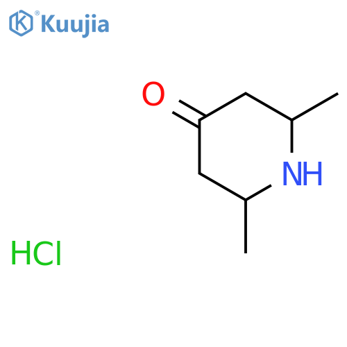 2,6-Dimethylpiperidin-4-one hydrochloride structure