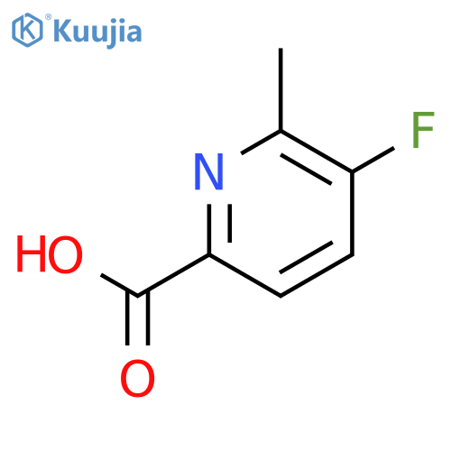 5-Fluoro-6-methylpyridine-2-carboxylic acid structure