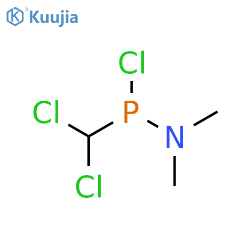 Phosphonamidous chloride, P-(dichloromethyl)-N,N-dimethyl- structure
