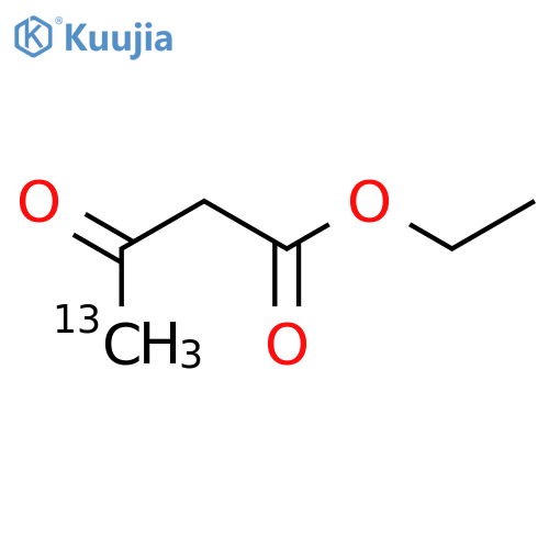 Butanoic-4-13C acid,3-oxo-, ethyl ester (9CI) structure