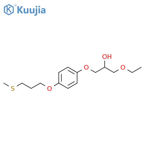 2-Propanol, 1-ethoxy-3-[4-[3-(methylthio)propoxy]phenoxy]- structure