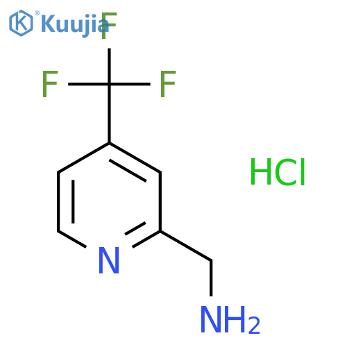 (4-(Trifluoromethyl)pyridin-2-yl)methanamine hydrochloride structure