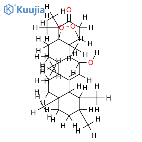 1alpha,5alpha-dioxy-11alpha-hydroxyurs-12-en-3-one structure
