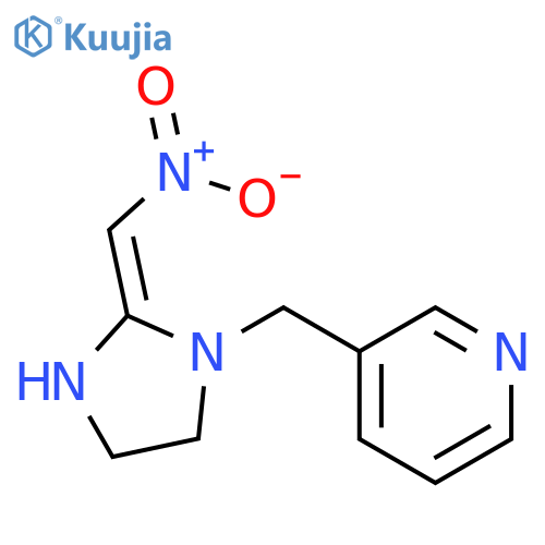 Pyridine,3-[[2-(nitromethylene)-1-imidazolidinyl]methyl]- structure