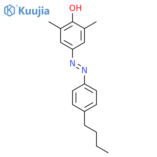 PHENOL, 4-[(4-BUTYLPHENYL)AZO]-2,6-DIMETHYL- structure