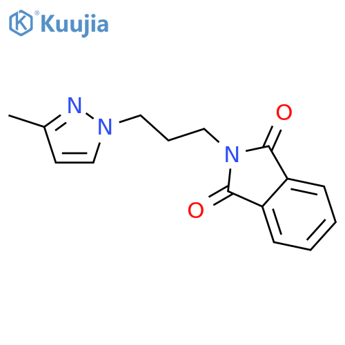 2-[3-(3-Methyl-pyrazol-1-yl)-propyl]-isoindole-1,3-dione structure