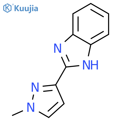 2-(1-methyl-1h-pyrazol-3-yl)-1h-benzimidazole structure