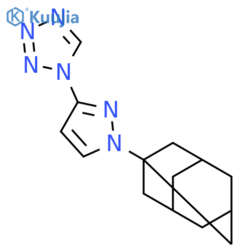 1-(1-Adamantan-1-yl-1H-pyrazol-3-yl)-1H-tetrazole structure