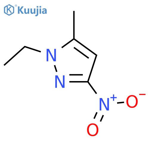 1-ethyl-5-methyl-3-nitro-1H-pyrazole structure