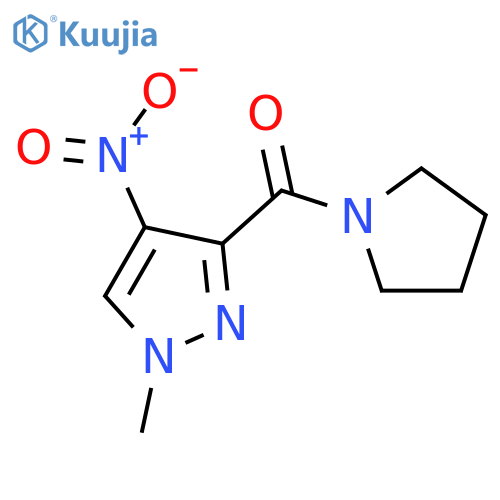 (1-Methyl-4-nitro-1H-pyrazol-3-yl)-pyrrolidin-1-yl-methanone structure
