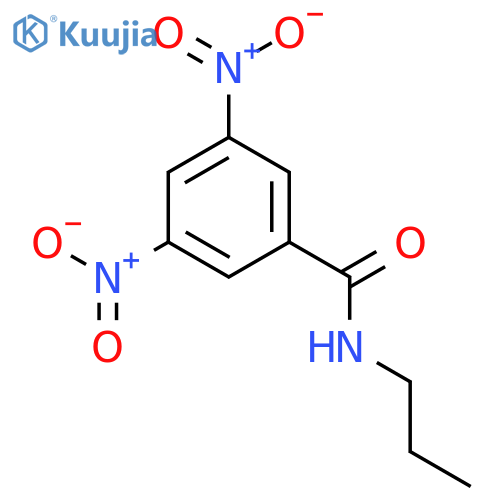 Benzamide, 3,5-dinitro-N-propyl- structure