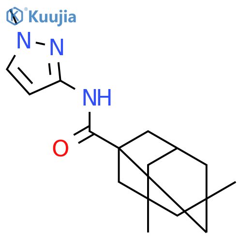 3,5-Dimethyl-adamantane-1-carboxylic acid (1-methyl-1H-pyrazol-3-yl)-amide structure