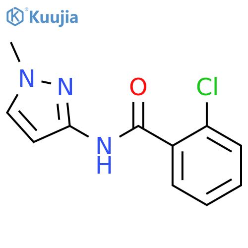 2-Chloro-N-(1-methyl-1H-pyrazol-3-yl)-benzamide structure