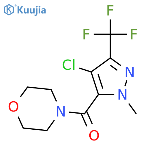 <br>(4-Chloro-2-methyl-5-trifluoromethyl-2H-pyrazol-3-yl)-morpholin-4-yl-methan one structure