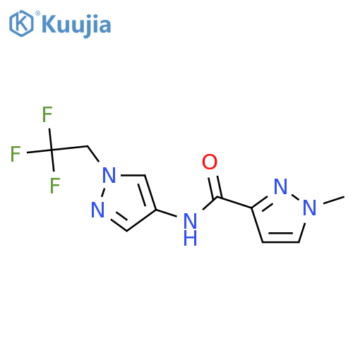 <br>1-Methyl-1H-pyrazole-3-carboxylic acid [1-(2,2,2-trifluoro-ethyl)-1H-pyrazo l-4-yl]-amide structure