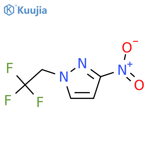 3-Nitro-1-(2,2,2-trifluoroethyl)-1H-pyrazole structure