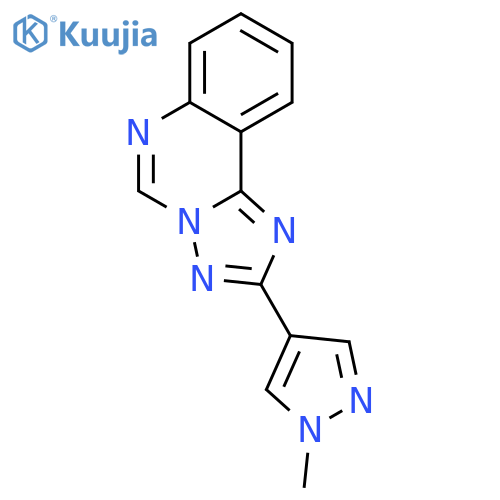 2-(1-Methyl-1H-pyrazol-4-yl)-[1,2,4]triazolo[1,5-c]quinazoline structure
