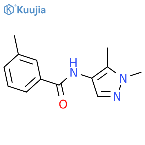 N-(1,5-Dimethyl-1H-pyrazol-4-yl)-3-methyl-benzamide structure