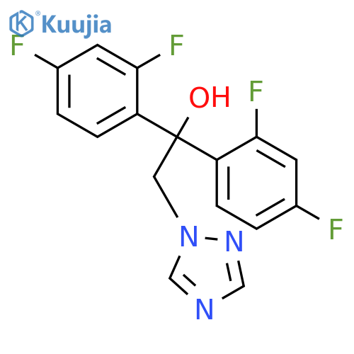 1H-1,2,4-Triazole-1-ethanol,a,a-bis(2,4-difluorophenyl)- structure
