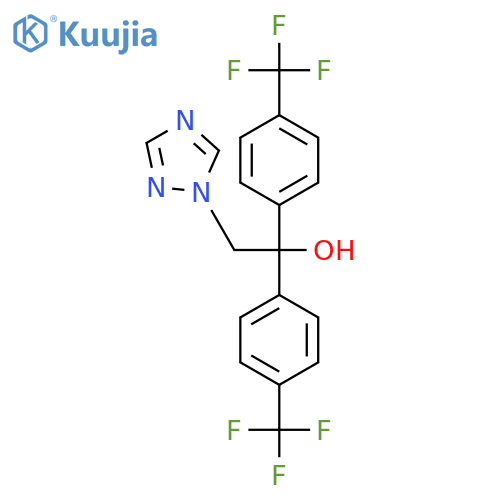 1H-1,2,4-Triazole-1-ethanol,a,a-bis[4-(trifluoromethyl)phenyl]- structure