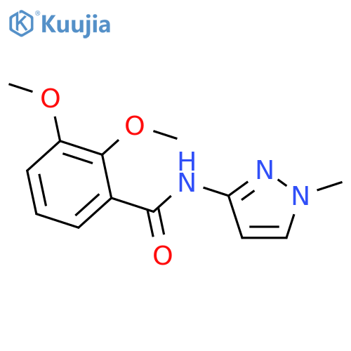 2,3-Dimethoxy-N-(1-methyl-1H-pyrazol-3-yl)-benzamide structure