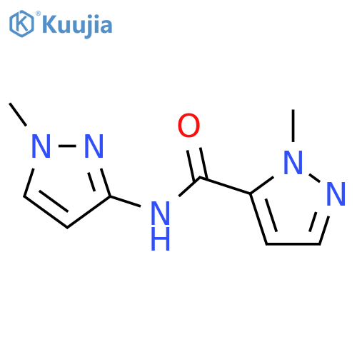 1-methyl-N-(1-methyl-1H-pyrazol-3-yl)-1H-pyrazole-5-carboxamide structure