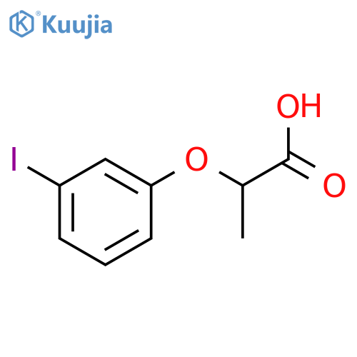 (2r)-2-(3-iodophenoxy)propanoic Acid structure
