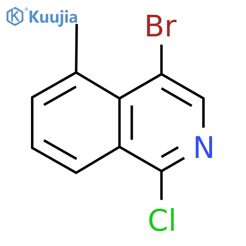 4-Bromo-1-chloro-5-methylisoquinoline structure
