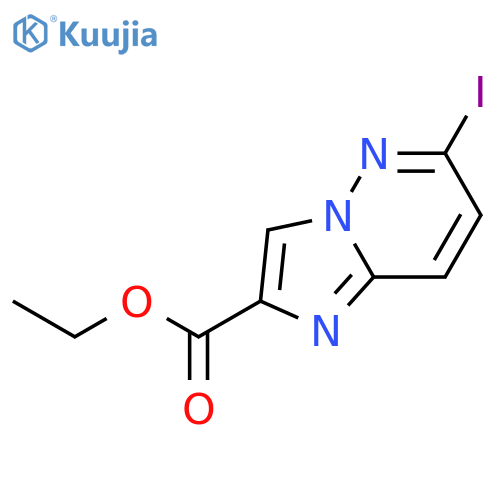 Ethyl 6-iodoimidazo[1,2-b]pyridazine-2-carboxylate structure