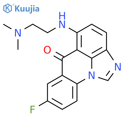 6H-Imidazo[4,5,1-de]acridin-6-one, 5-[[2-(dimethylamino)ethyl]amino]-8-fluoro- structure