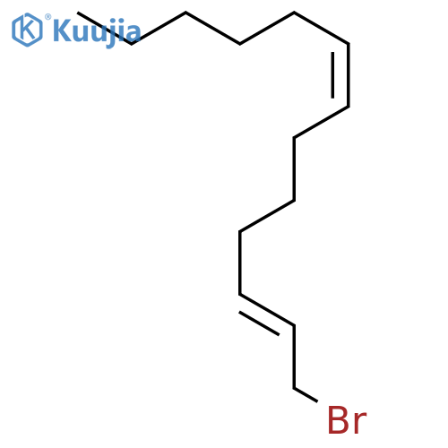 2,7-Tridecadiene, 1-bromo-, (E,Z)- structure