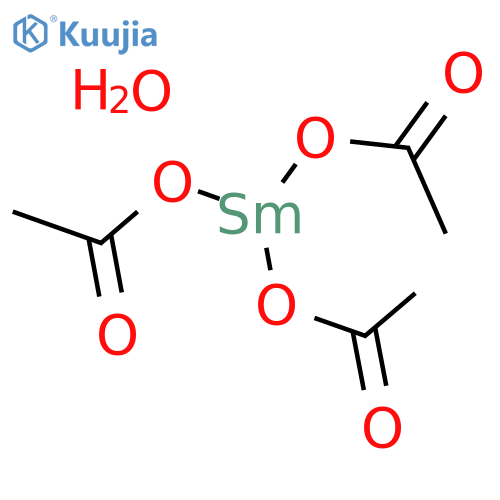 Samarium(III) Acetate Hydrate structure