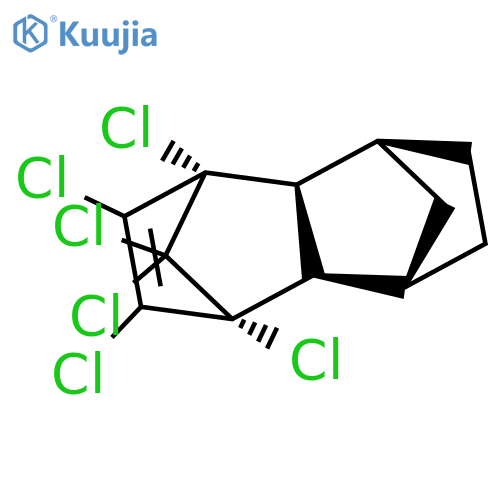 1,4:5,8-Dimethanonaphthalene, 1,2,3,4,10,10-hexachloro-1,4,4a,5,6,7,8,8a,-octahydro-, (1alpha,4a,4abeta,5alpha,8alpha,8abeta)- structure