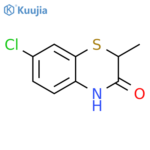 2H-1,4-BENZOTHIAZIN-3(4H)-ONE, 7-CHLORO-2-METHYL- structure