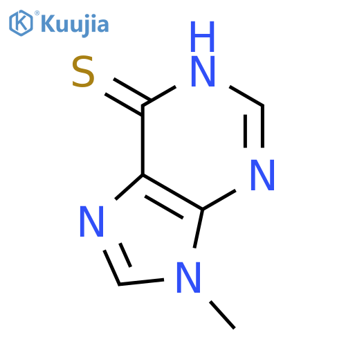 9-methyl-9H-purine-6-thiol structure
