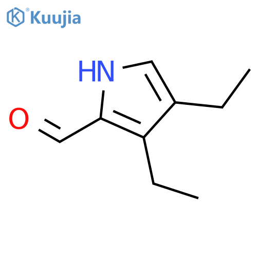 1H-Pyrrole-2-carboxaldehyde, 3,4-diethyl- structure