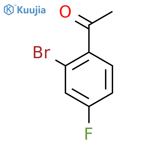 1-(2-bromo-4-fluorophenyl)ethan-1-one structure