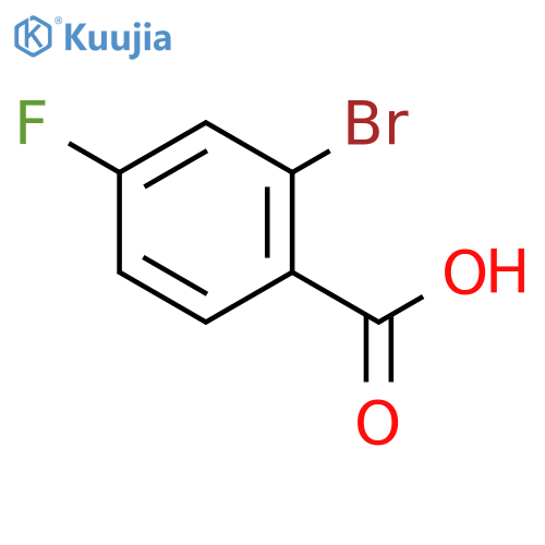 2-Bromofluorobenzoic Acid structure